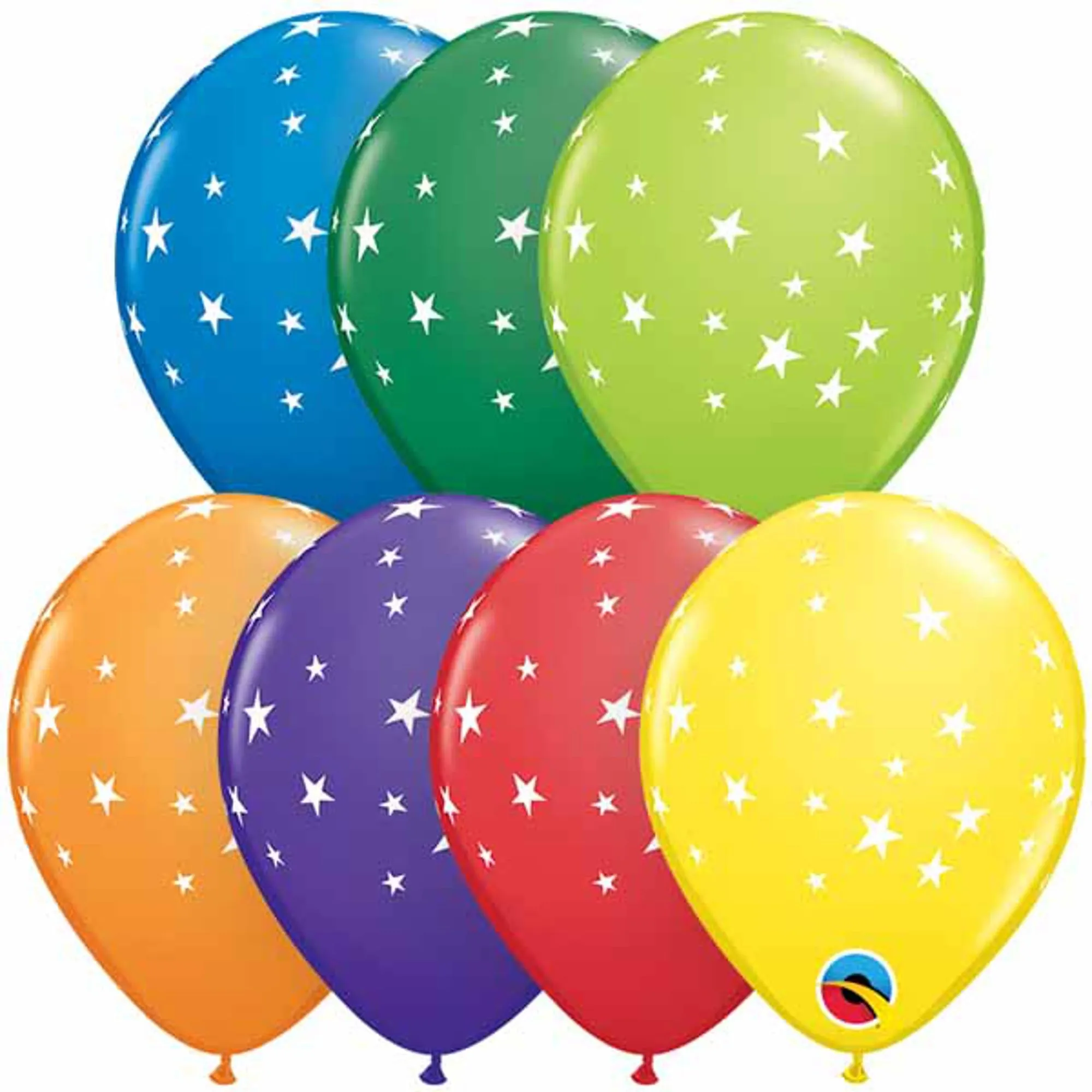 "Colorful Contempo Stars For Festive Occasions - 100/Bag"