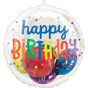 Rainbow Insiders Birthday Mylar Balloon, 20" | 1 ct