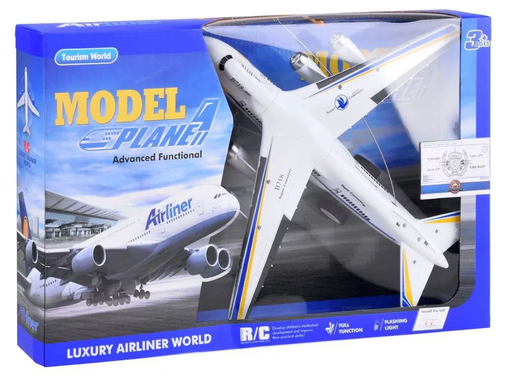 RC Luxury Airplane Model With Flashing Lights