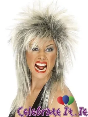 Rock Diva Wig - Silver