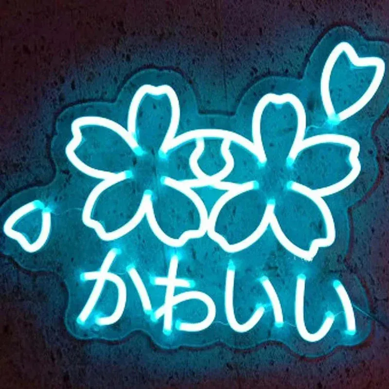 Sakura Flower Kawaii Neon Sign
