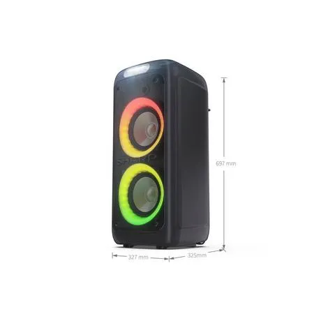 Sharp PS949 Portable Party Speaker Black
