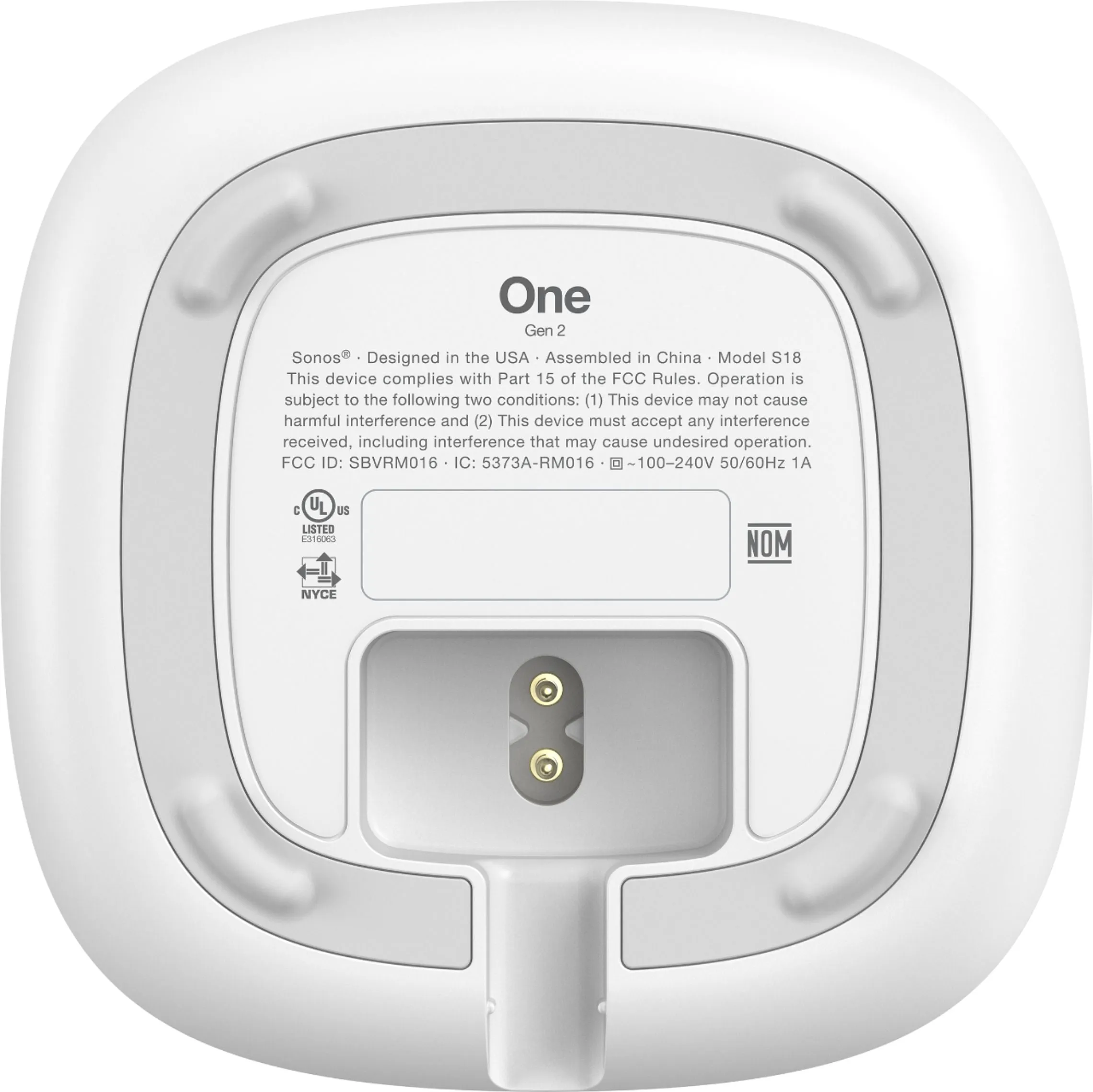 Sonos One Smart Speaker (Gen 2)