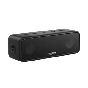 Soundcore 3 Bluetooth Speaker with Stereo Sound, Pure Titanium Diaphragm Drivers with PartyCast