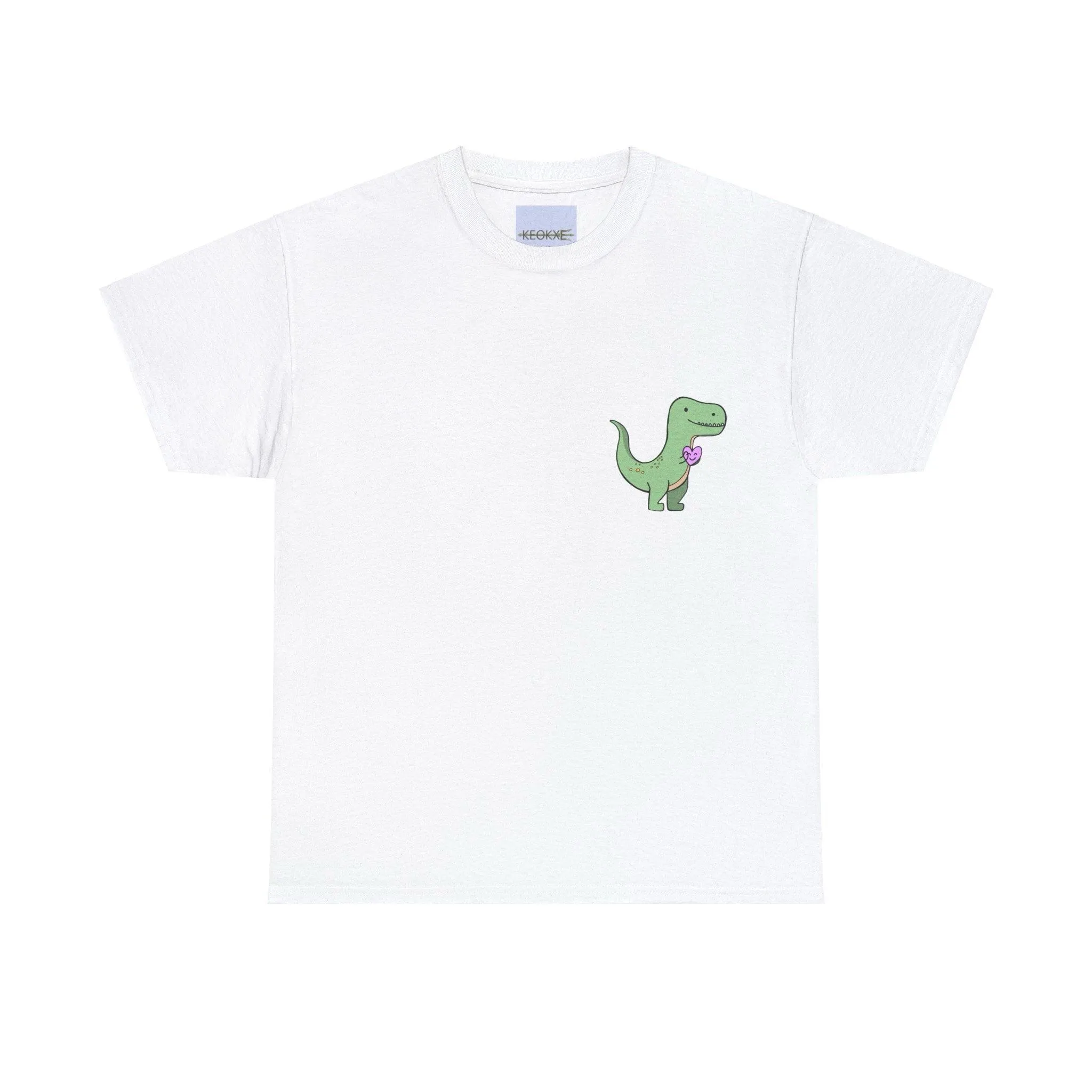 T-rex Holding Heart T-shirt