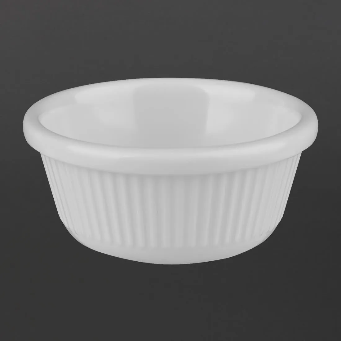 T844 Kristallon Melamine Fluted Ramekins 57mm (Pack of 12)