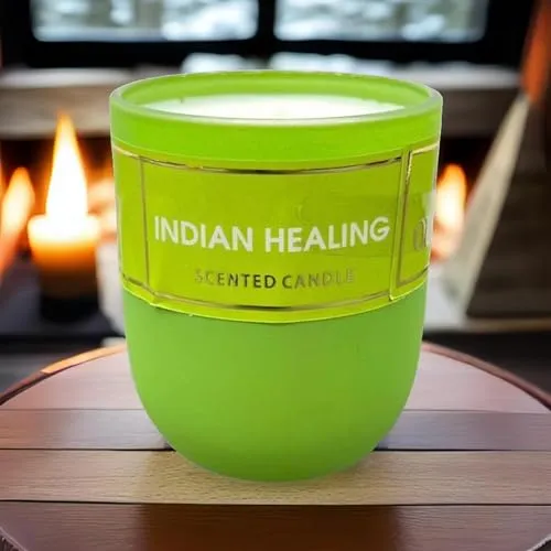 The Decor Affair 1 Pcs Perfect for Relaxation and Mood Enhancement | Hand-Poured with Natural Soy Wax, 4-6 Hours Burn Time Each | Unique Gifts Ideal. (Indian Healing Fragrance)