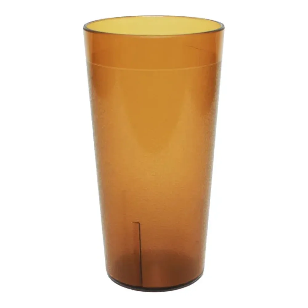 Thunder Group PLTHTB016A 16 oz Traditional Amber Tumbler Pack of 12