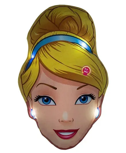 Toyworld Cinderella Head Shape Cushion With LED Lighting - Multicolor