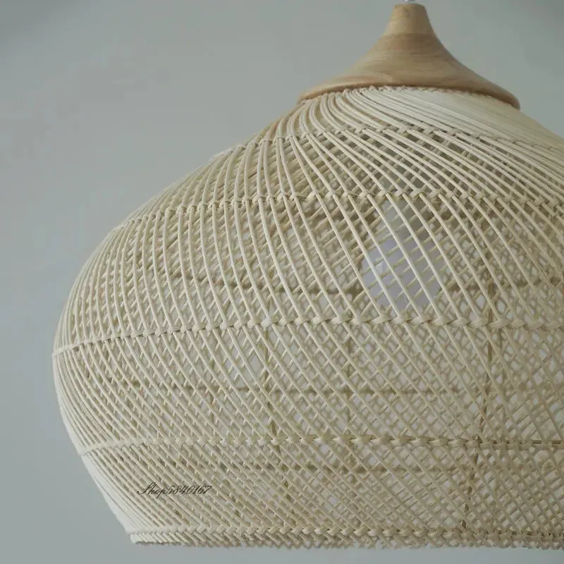 Vintage Rattan Pendant Light