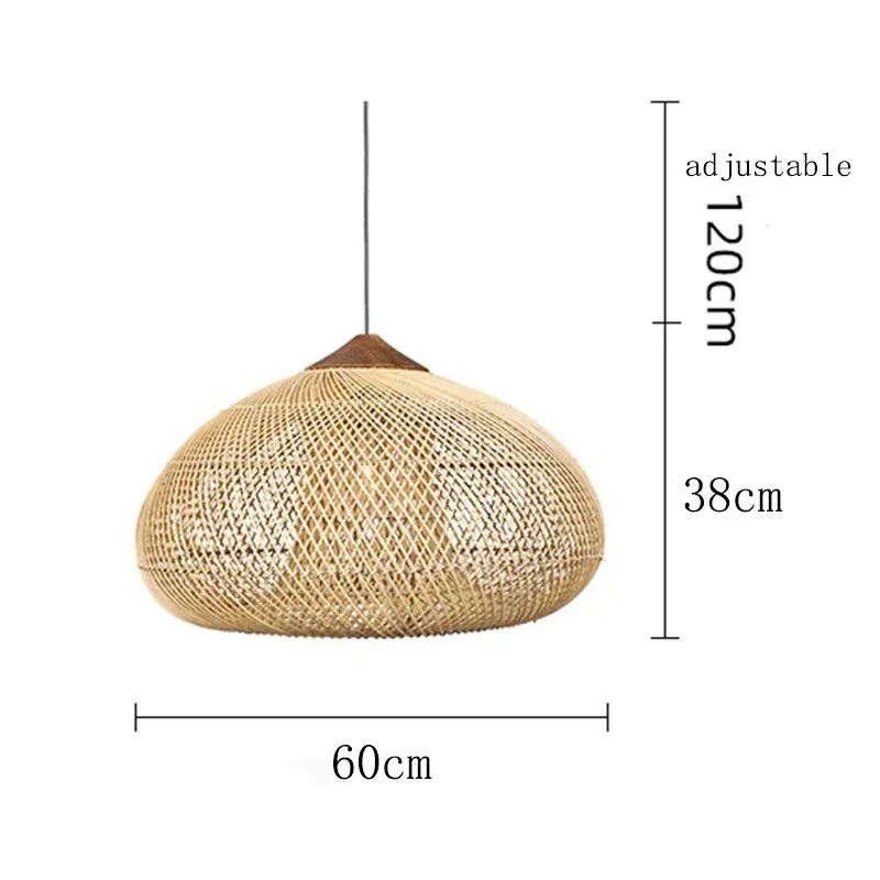Vintage Rattan Pendant Light