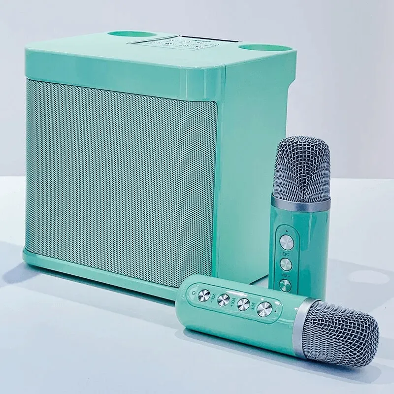 Wireless Karaoke Speaker With Two Microphones KD-203