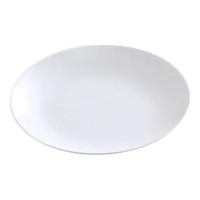 Yanco AC-12-C ABCO 12" White Porcelain Coupe Dinner Plate, Pack of 12