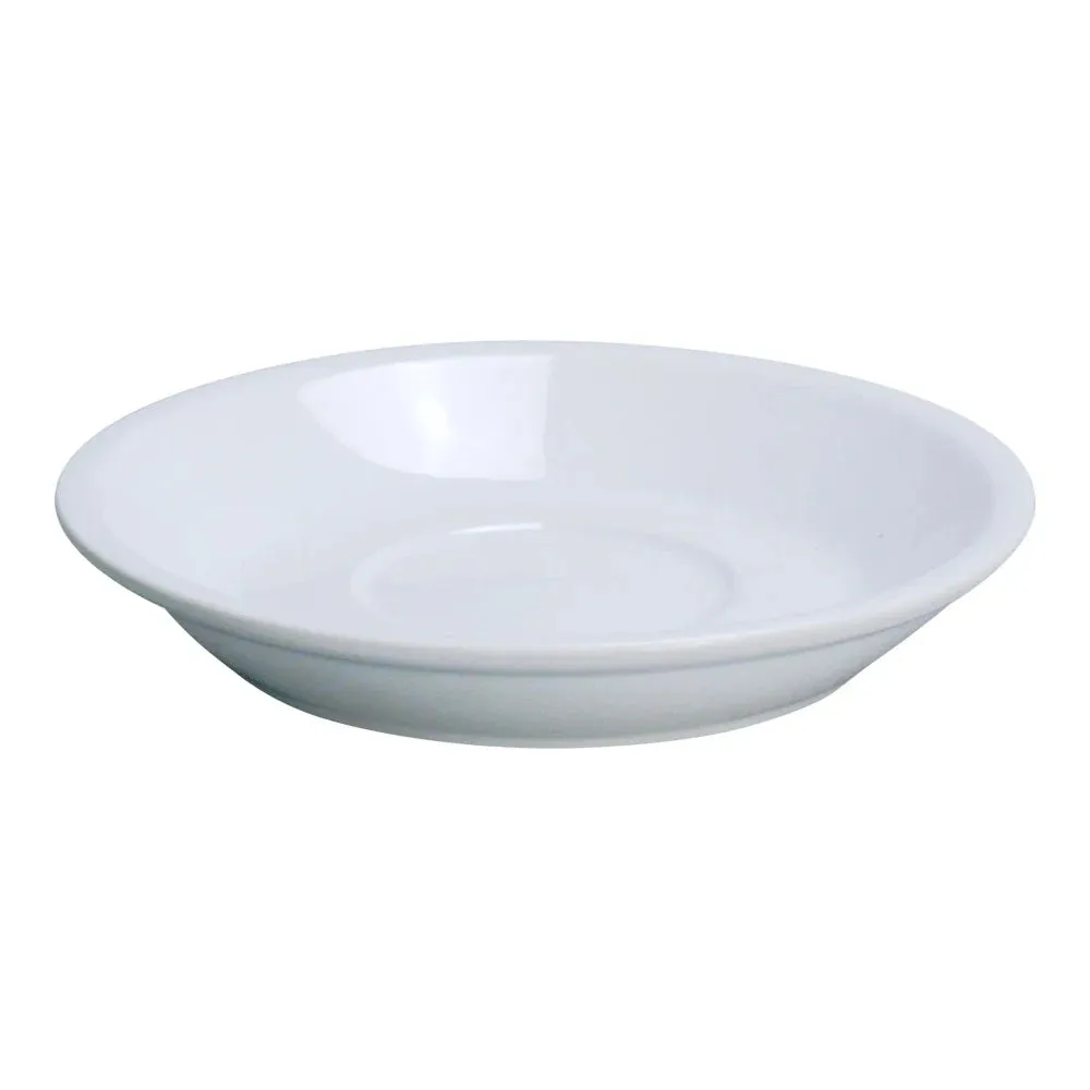 Yanco AC-57 ABCO 6.875" White Porcelain Saucer for AC-56 Cappuccino Cup, Pack of 36