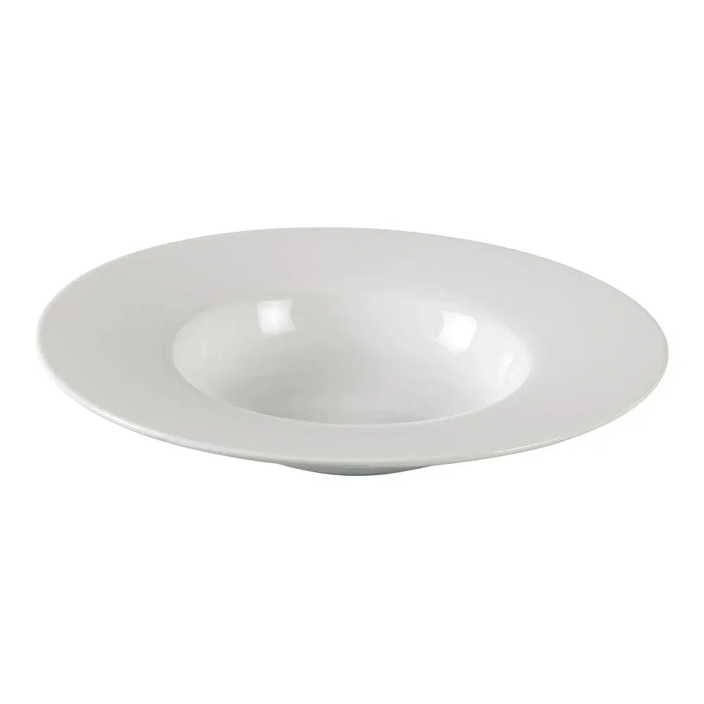 Yanco AC-609 ABCO 10 Oz White Porcelain Dessert Plate, Pack of 12