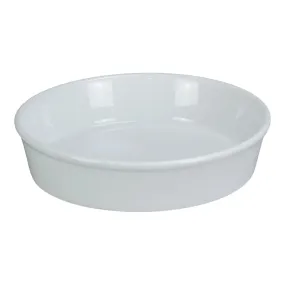 Yanco BK-207 7" White Porcelain Round Deep Plate, Pack of 24