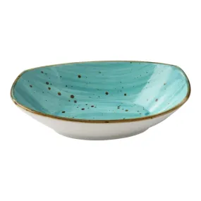 Yanco LY-405TQ Lyon 5 Oz Reactive Glaze Turquoise Small Oval Bowl, Pack of 36
